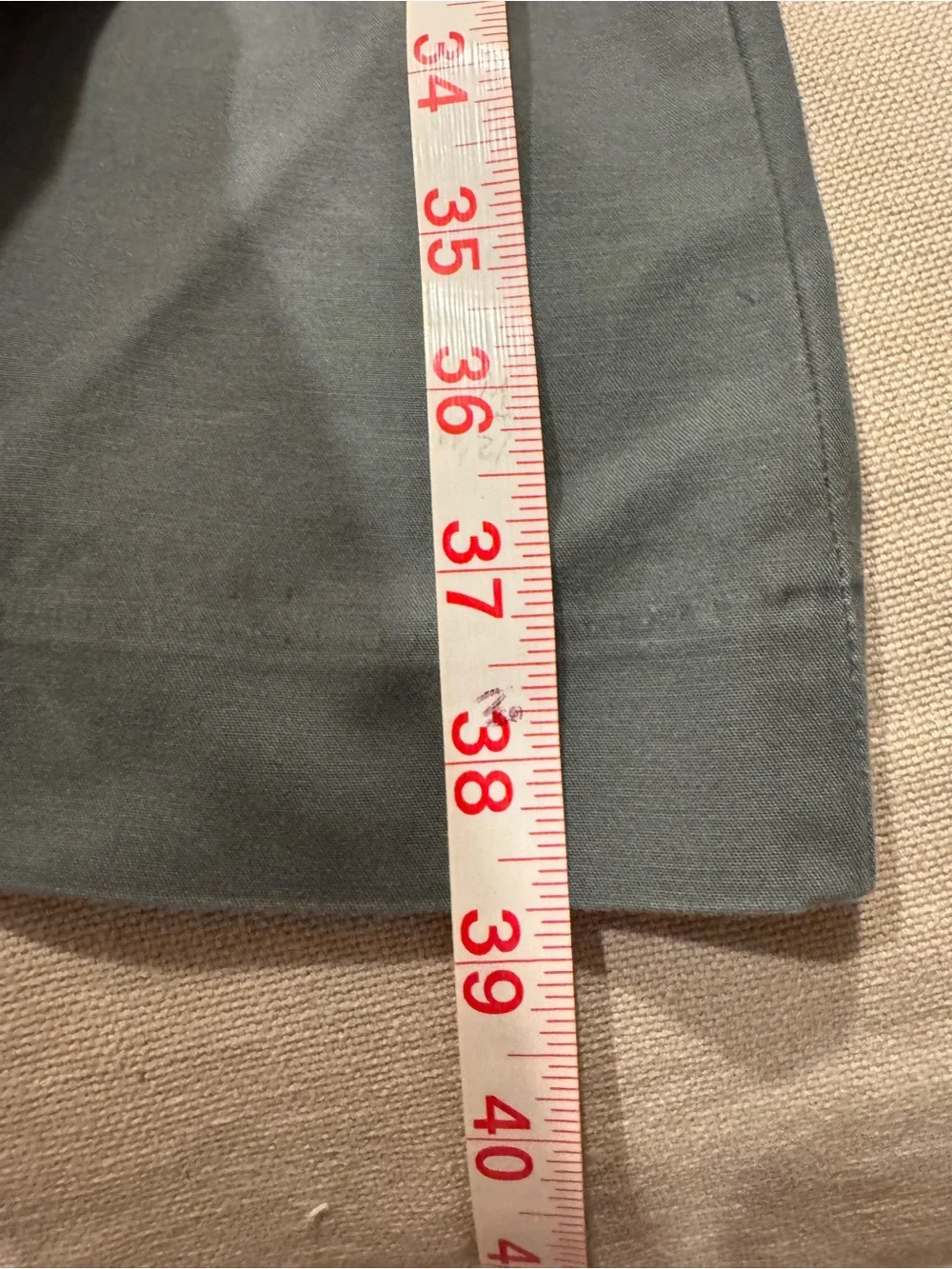 Banana Republic Martin Fit Gray Stretch Trouser Pants Size 12 Short Ankle